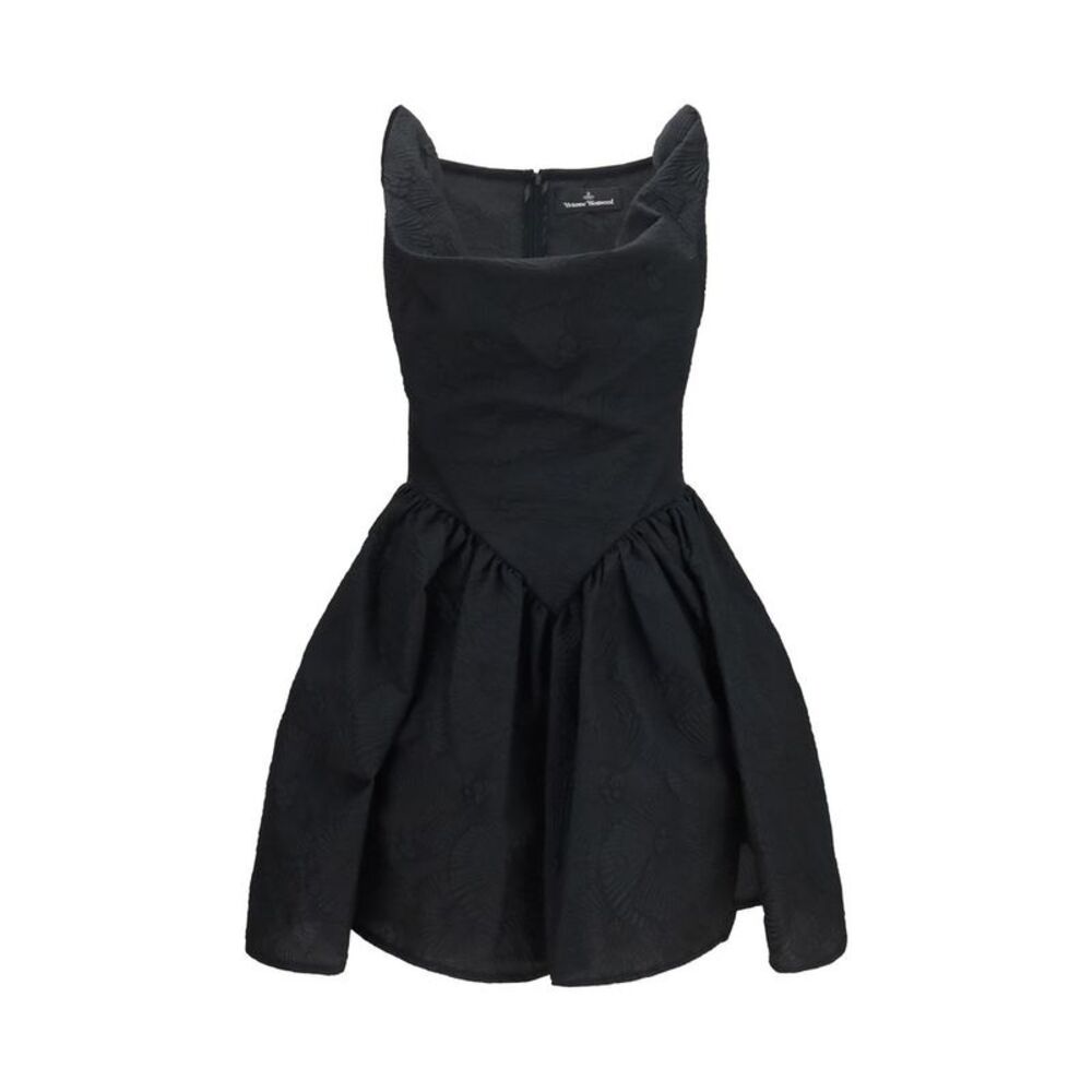 Vivienne Westwood Black Cotton Casual Women's Dress